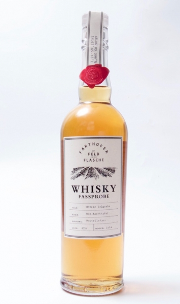 BIO Whisky Nackthafer 2016 Fassprobe, limitierte Edition. 3 jährige Mostellofass Reife von sweetART